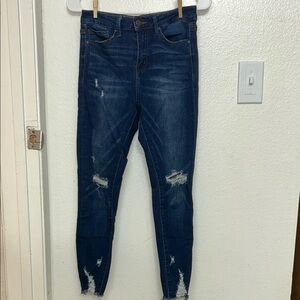 Distressed Blue Women's Jeans